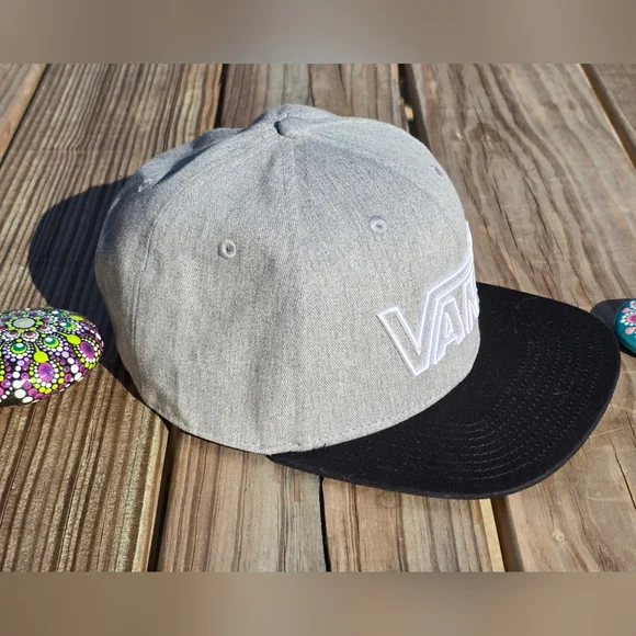 Vans Two-Tone Gray and Black Cap - Picture 2 of 5